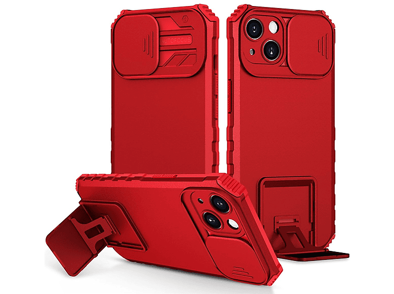 KÖNIG DESIGN Case, Backcover, Apple, iPhone 15, Rot