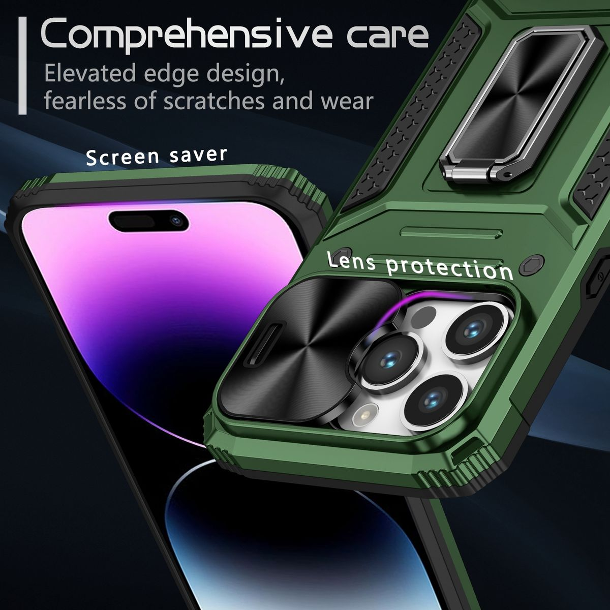 Grün Case, Apple, Pro Backcover, DESIGN 15 KÖNIG Max, iPhone