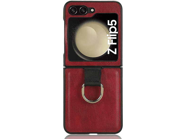 KÖNIG DESIGN Case, Backcover, Samsung, Galaxy Z Flip5, Rot