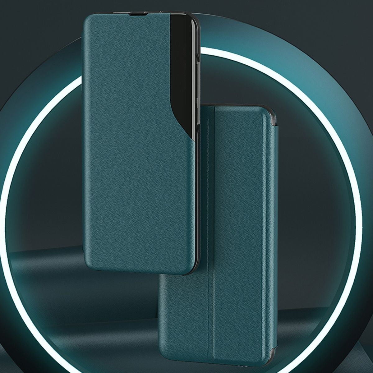 Blau Pro, iPhone 15 Case, DESIGN KÖNIG Bookcover, Apple, Book