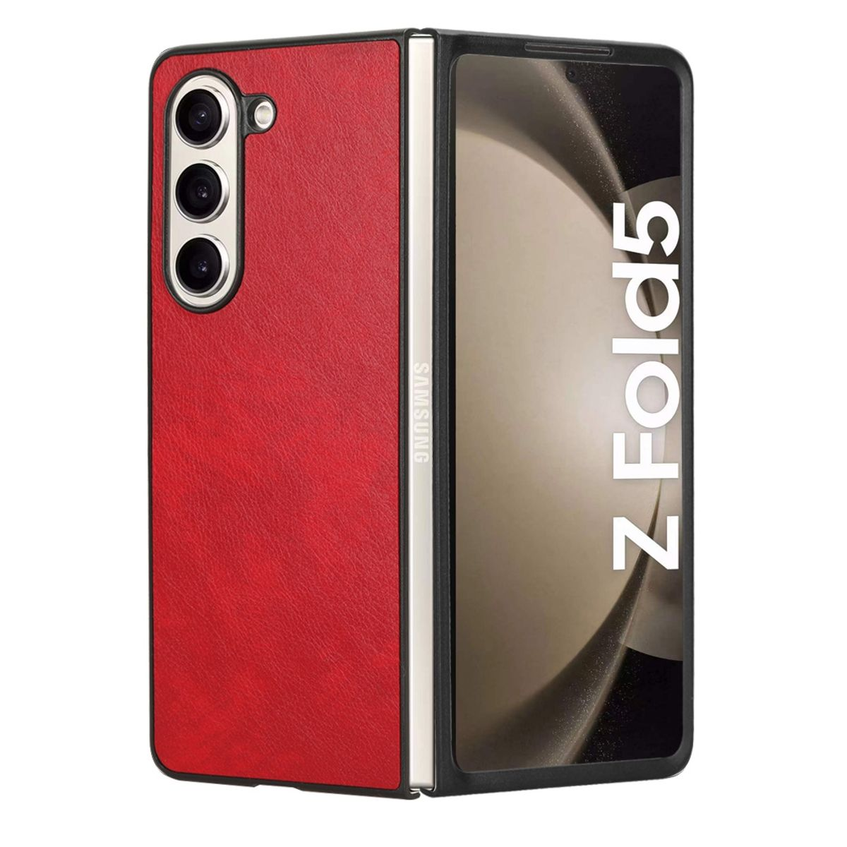KÖNIG DESIGN Case, Backcover, Samsung, Z Rot Fold5, Galaxy