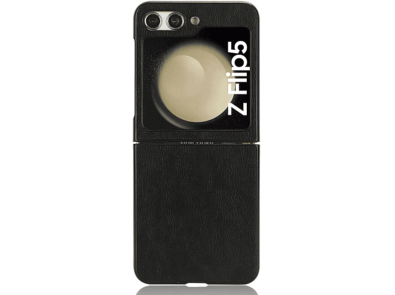 Schwarz Samsung, KÖNIG Z Galaxy DESIGN Backcover, Flip5, Case,