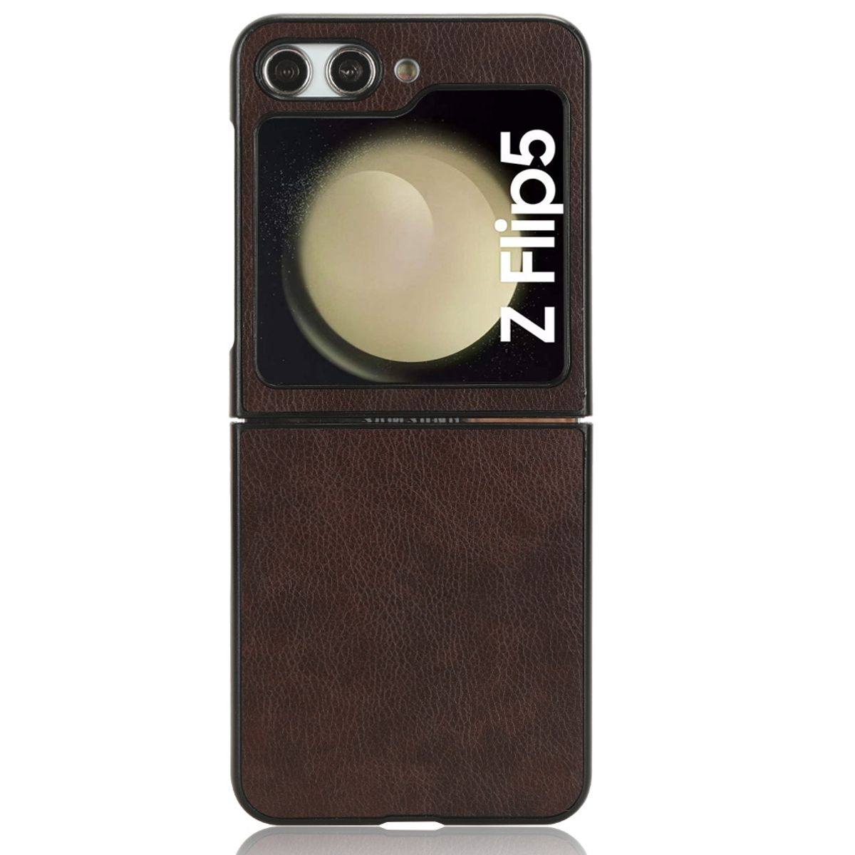 Case, Backcover, Braun Galaxy Z DESIGN Flip5, KÖNIG Samsung,