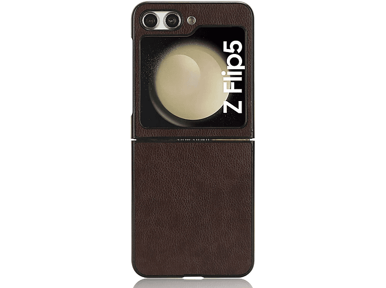 KÖNIG DESIGN Case, Backcover, Samsung, Galaxy Z Flip5, Braun