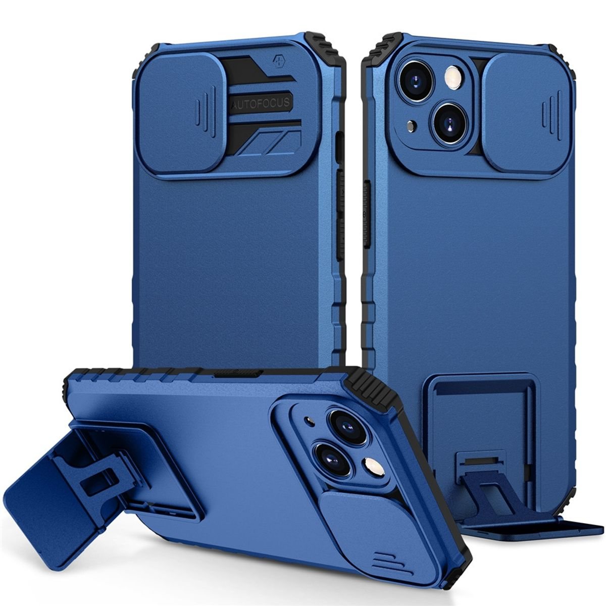 KÖNIG Blau Backcover, iPhone Apple, DESIGN Case, Plus, 15