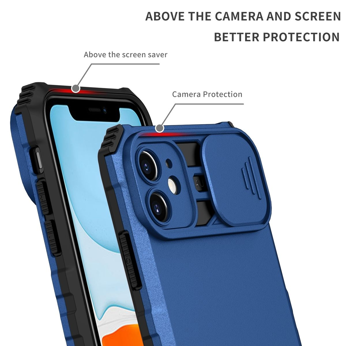 Blau iPhone Case, Apple, KÖNIG Backcover, Plus, 15 DESIGN