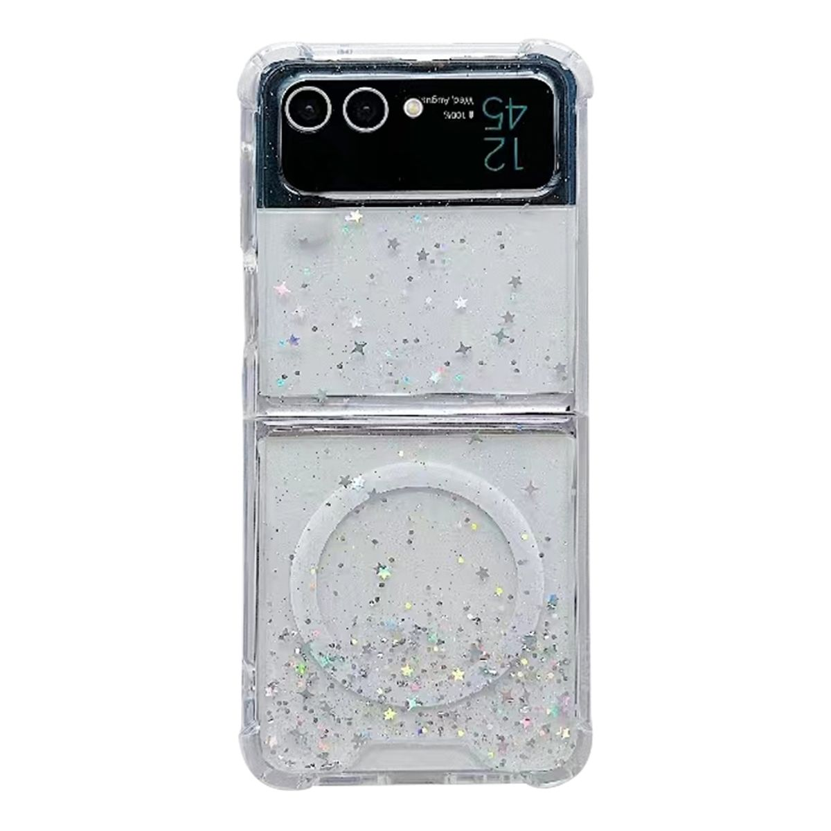 Flip5, Samsung, DESIGN Z Galaxy Weiß Case, KÖNIG Backcover,