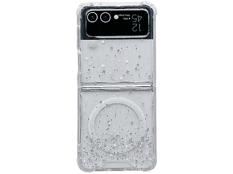 Case, KÖNIG Samsung, DESIGN Backcover, Galaxy Z Flip5, Weiß