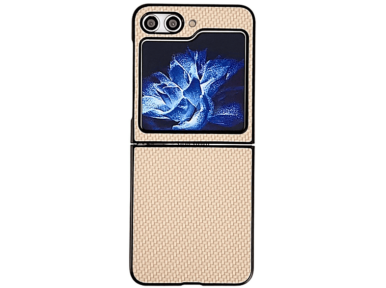 KÖNIG DESIGN Case, Samsung, Beige Galaxy Flip5, Backcover, Z