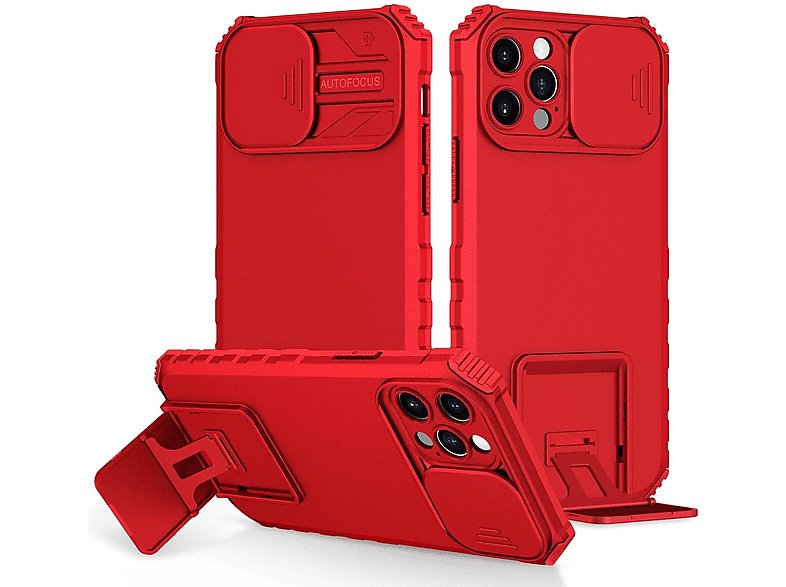 KÖNIG DESIGN Case, Backcover, 15 Apple, Pro, iPhone Rot
