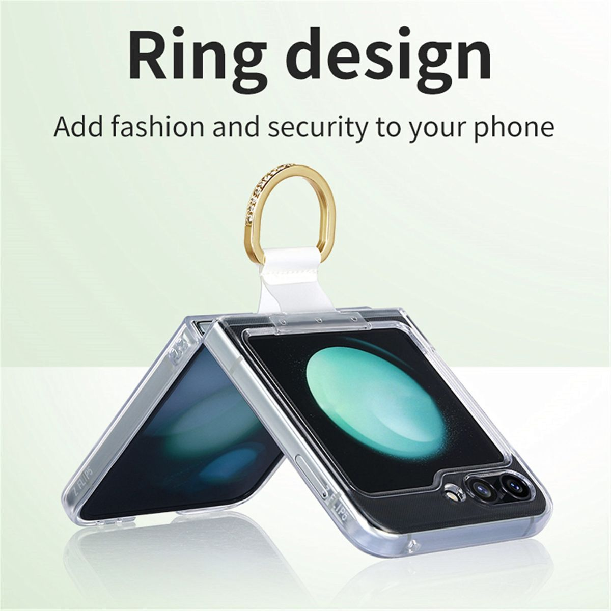 KÖNIG DESIGN Case, Backcover, Samsung, Galaxy Silber Flip5, Z