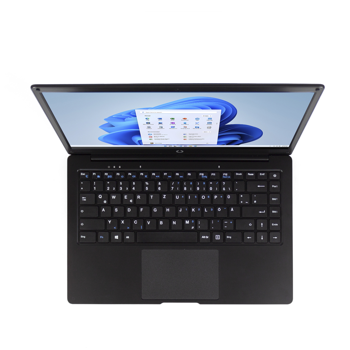 PRIXTON Netbook Intel® 600, 14,1 4 Pro, Graphics Prozessor, SSD, Zoll UHD RAM, Celeron® Intel® GB mit schwarz Notebook Display, 64 GB