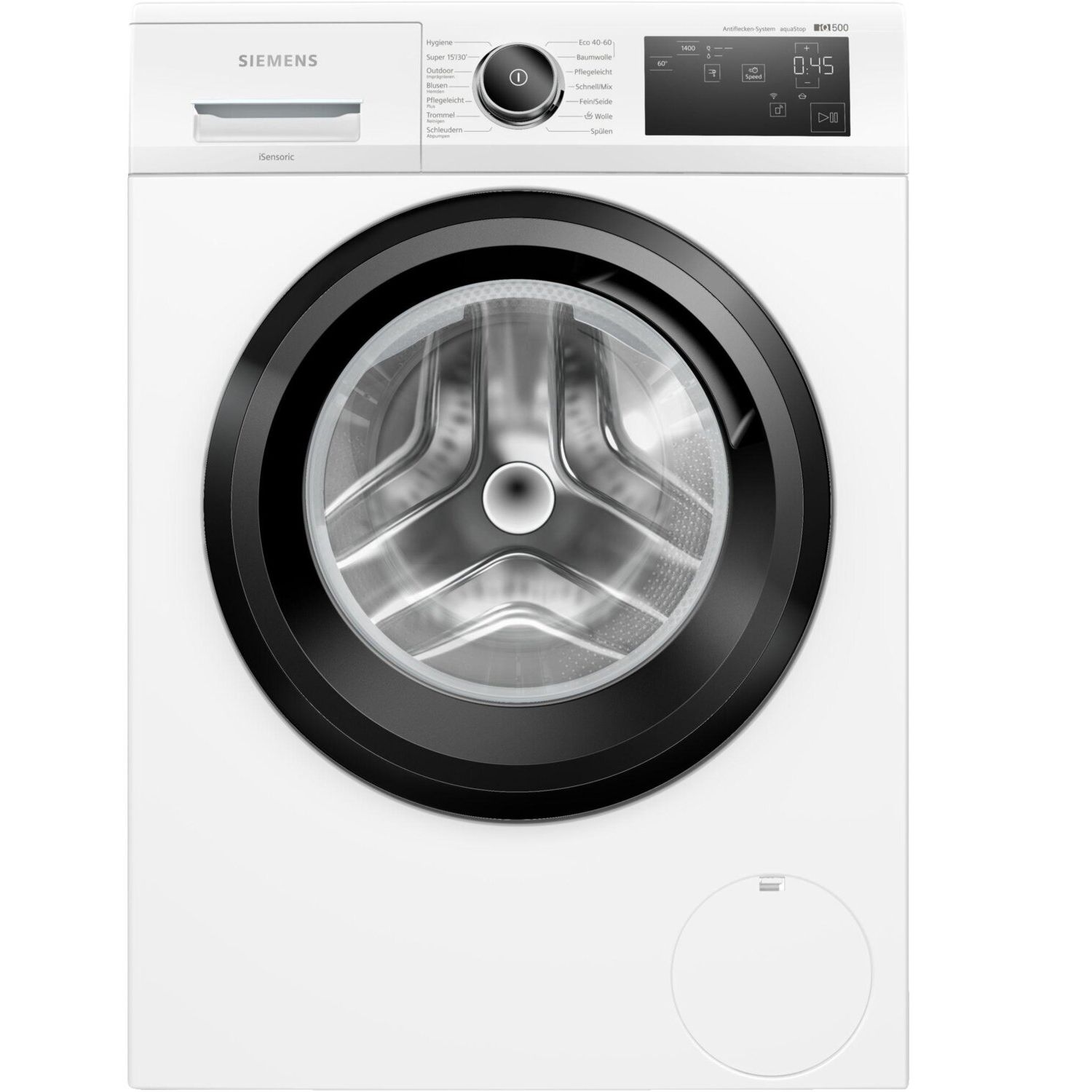SIEMENS REFURBISHED Waschmaschine WM14UR5EM2 (9 1351 U/Min., (*) A) kg, iQ500