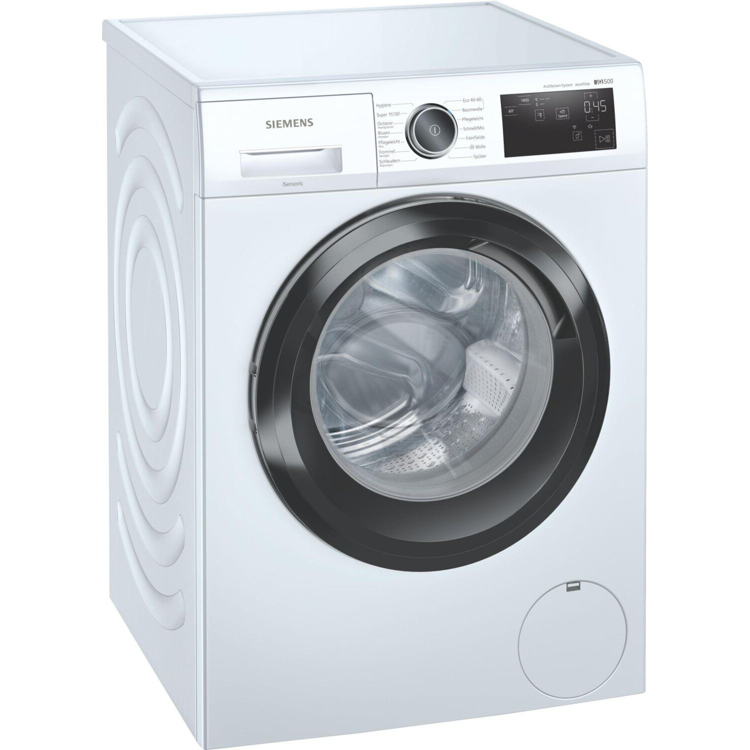 SIEMENS REFURBISHED Waschmaschine WM14UR5EM2 (9 1351 U/Min., (*) A) kg, iQ500