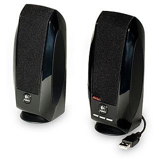 Altavoz gran potencia - LOGITECH 980-000029, USB|USB 2.0, 5 Vatios, Negro