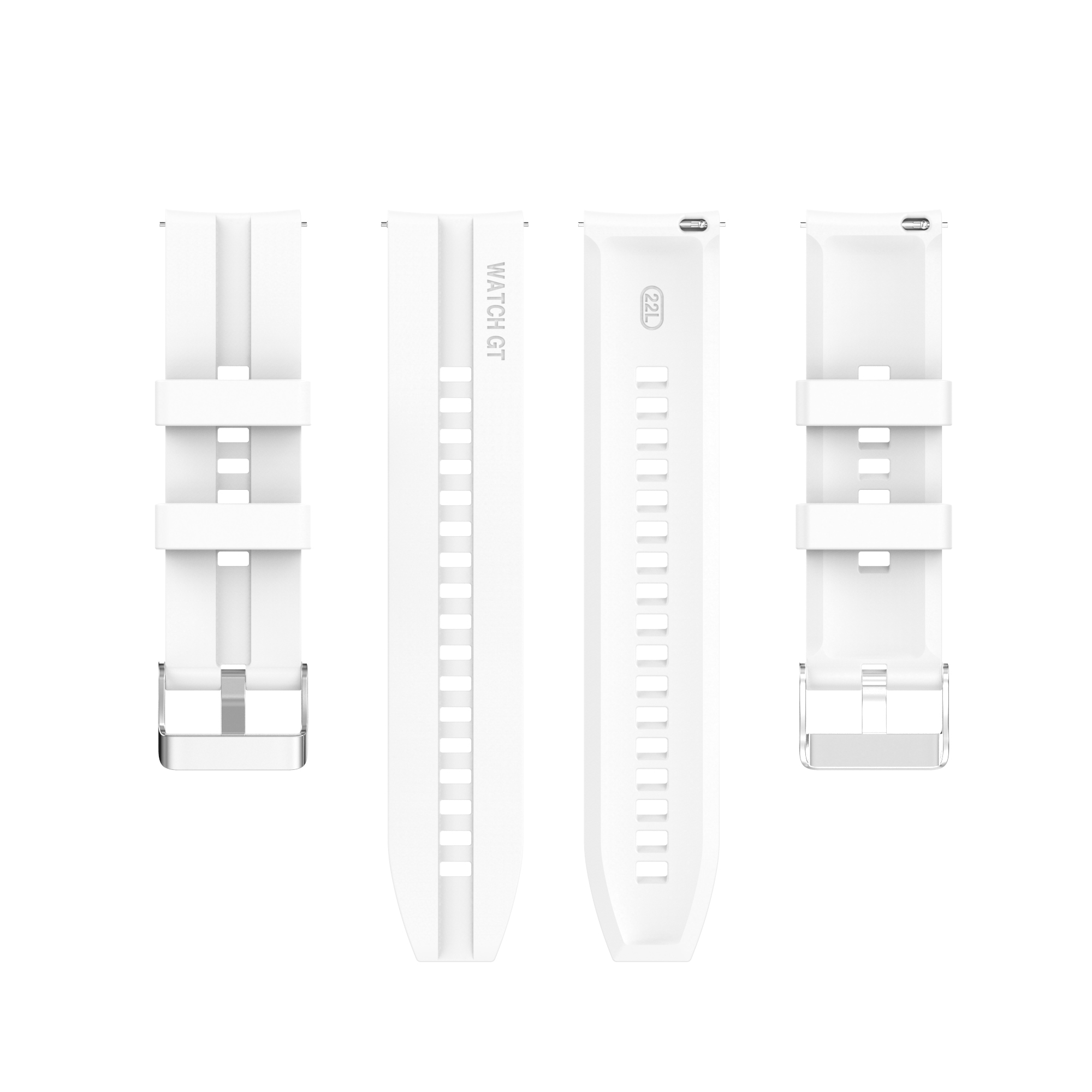 INF Armband Watch Ersatzarmband, Watch, Galaxy Galaxy Garmin/Huawei/Samsung, mm Weiß 20 mm für Garmin/Huawei/Samsung 20 Garmin/Huawei/Samsung Silikon