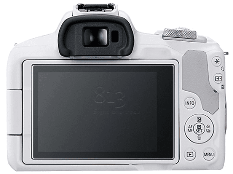 INF Explosionsgeschützte Anti-Fingerabdruck-Bildschirmfolie für Canon Kamera-Displayschutz, R50, Transparent