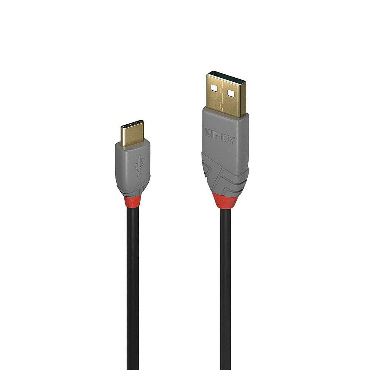 Cavo USB-C Intrecciato 2m – Ricarica Veloce 60W E Trasferimento Dati – Grigio