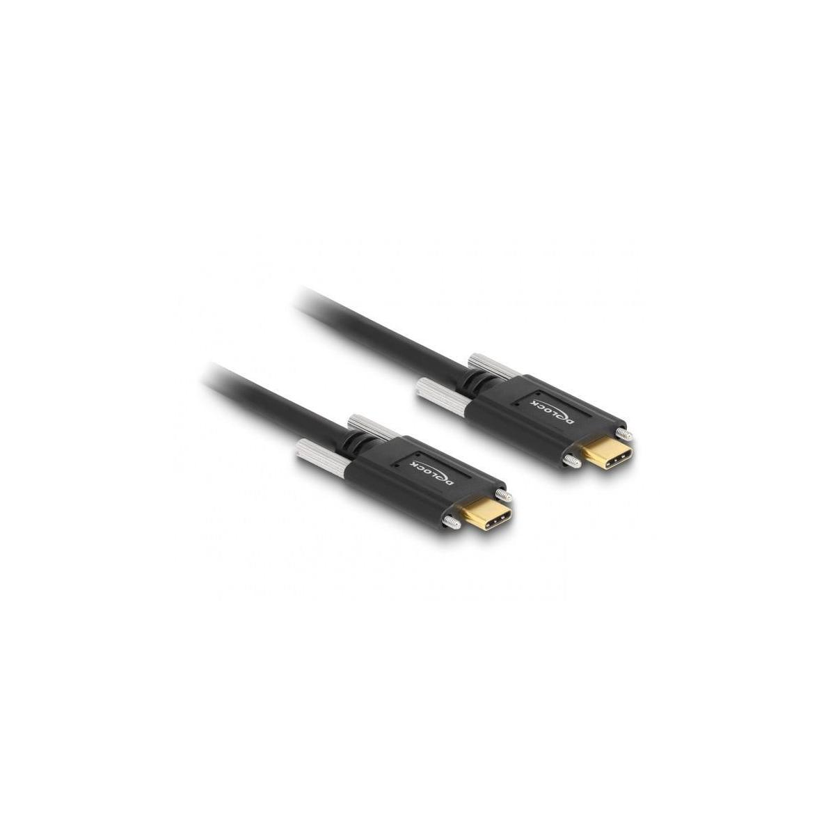 DELOCK 83720 Kabel, Schwarz USB