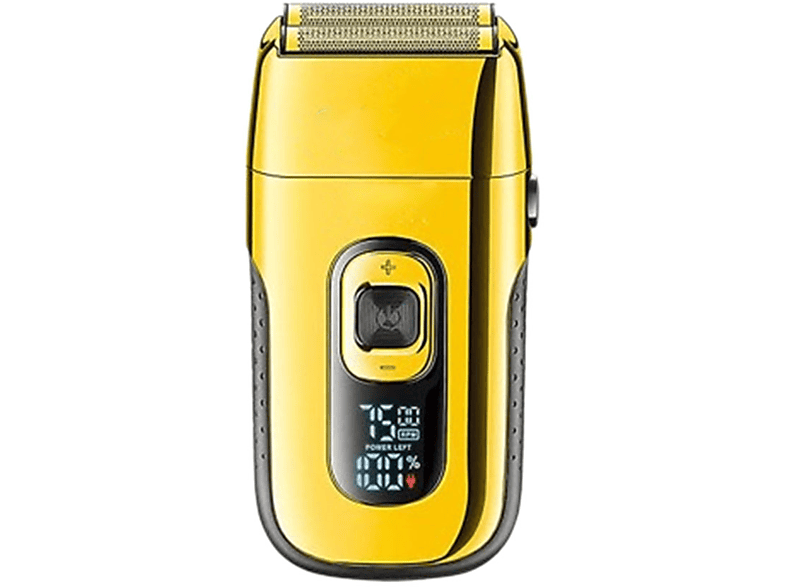Digitaler Rasierhobel Gold Glatze SHAOKE Drücker Friseur Rasierapparat Ölkopf Elektrischer Bartschneider