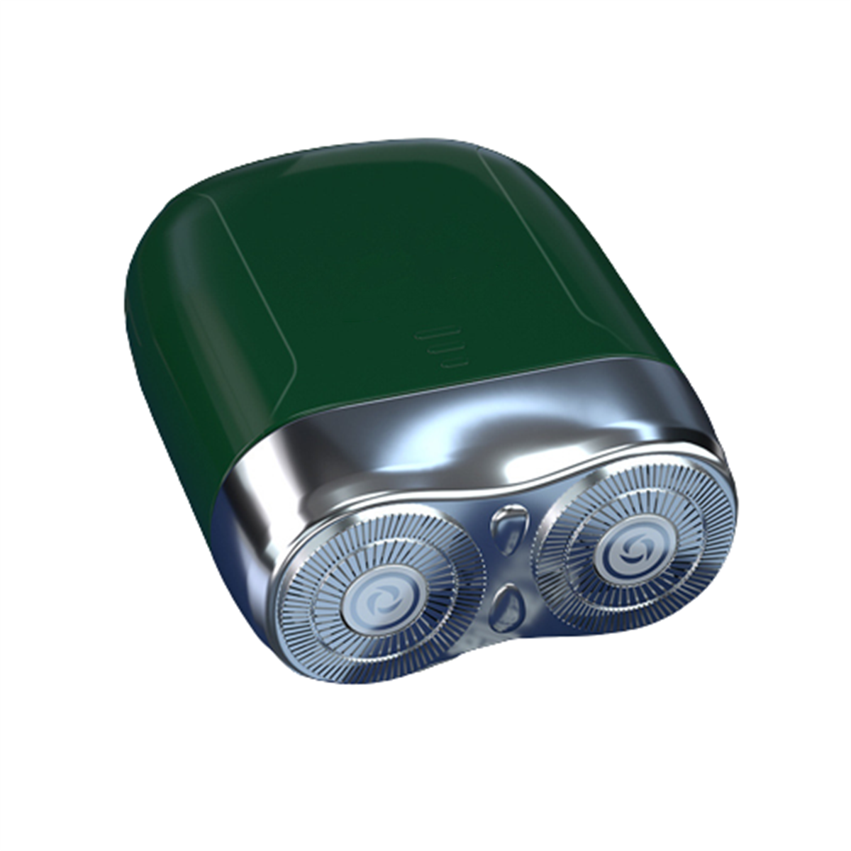 Doppelkopf-Rasierer Razor Elektrischer Mini Wasserdicht Rasierapparate SHAOKE Silver