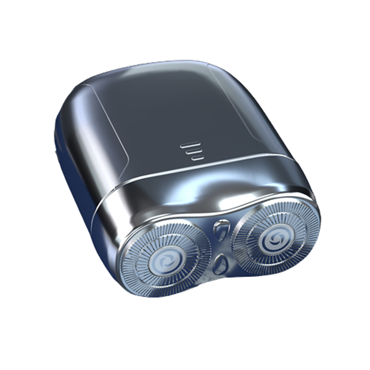 Mini Razor SHAOKE Doppelkopf-Rasierer Elektrischer Blue Wasserdicht Rasierapparate