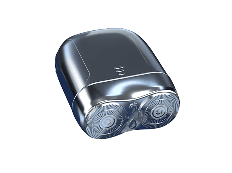 Doppelkopf-Rasierer Razor Elektrischer Mini Wasserdicht Rasierapparate SHAOKE Silver