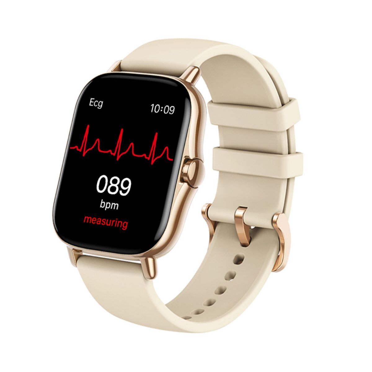 Silikon, ENBAOXIN Smartwatch,Fitness,Intelligente gesundheitsbewusst funktional Aluminium EKG-Sportuhr und Stilvoll, 270 Smartwatch Rosa mm, –