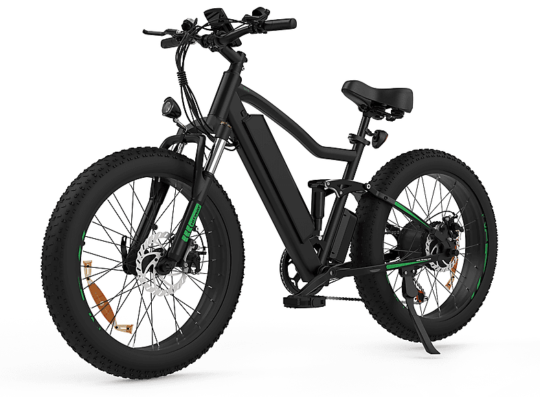 HITWAY BK9 Mountainbike (Laufradgröße: 26 720, Zoll, Unisex-Rad, Schwarz)