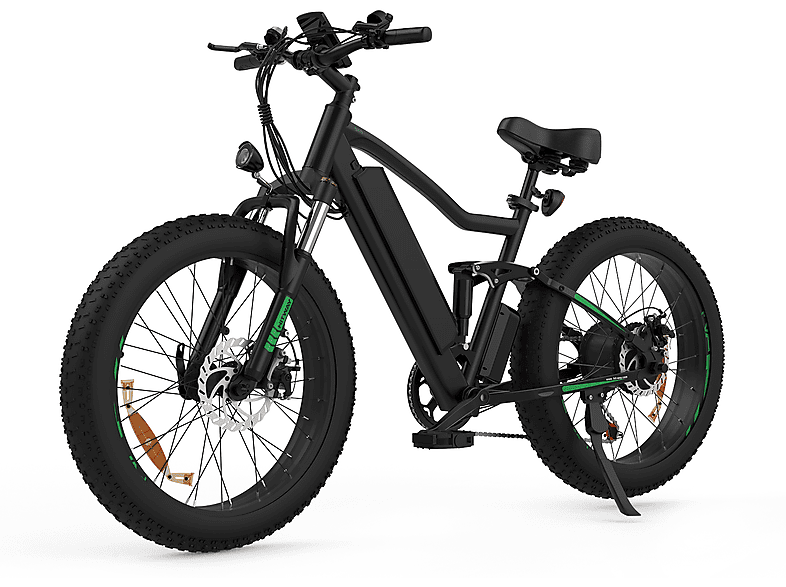 (Laufradgröße: BK9 Unisex-Rad, HITWAY 720, Mountainbike 26 Zoll, Schwarz)