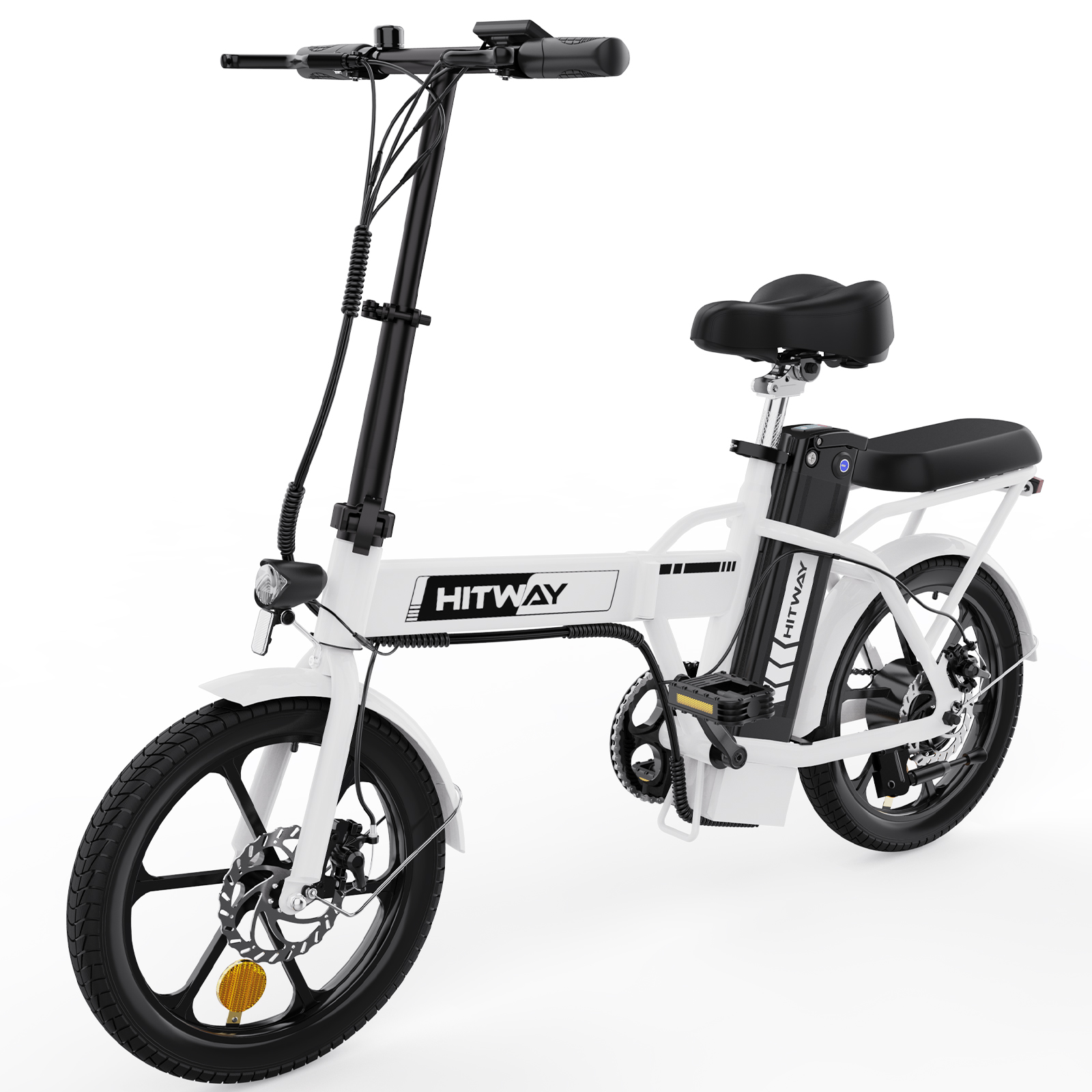 Citybike Unisex-Rad, HITWAY (Laufradgröße: Weiß) 16 Zoll, 302,4, BK5