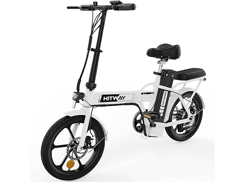 HITWAY BK5 (Laufradgröße: Zoll, 16 Weiß) 302,4, Citybike Unisex-Rad