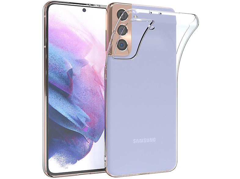 Samsung, Clear, Durchsichtig 5G, CASE S21 EAZY Galaxy Slimcover Backcover,