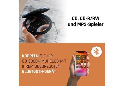 LENCO CD-500BK Tragbarer CD-Player Schwarz | MediaMarkt