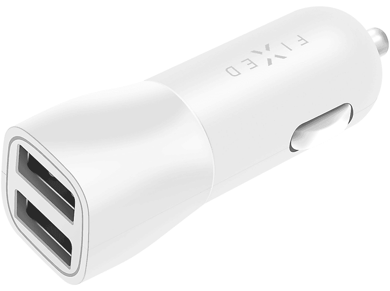 USB FIXED Universell, Ladeadapter Weiß FIXCC15-2U-WH