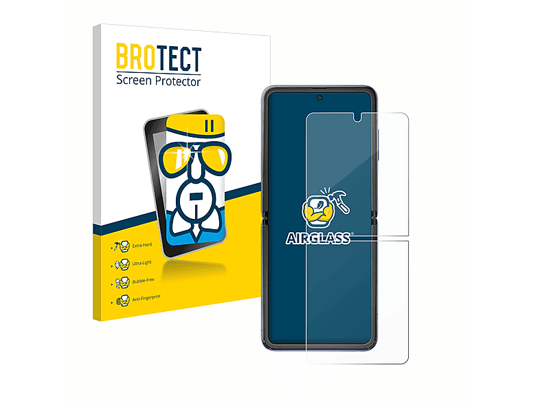 BROTECT Airglass klare Schutzfolie(für Samsung Galaxy Z Flip 5G)