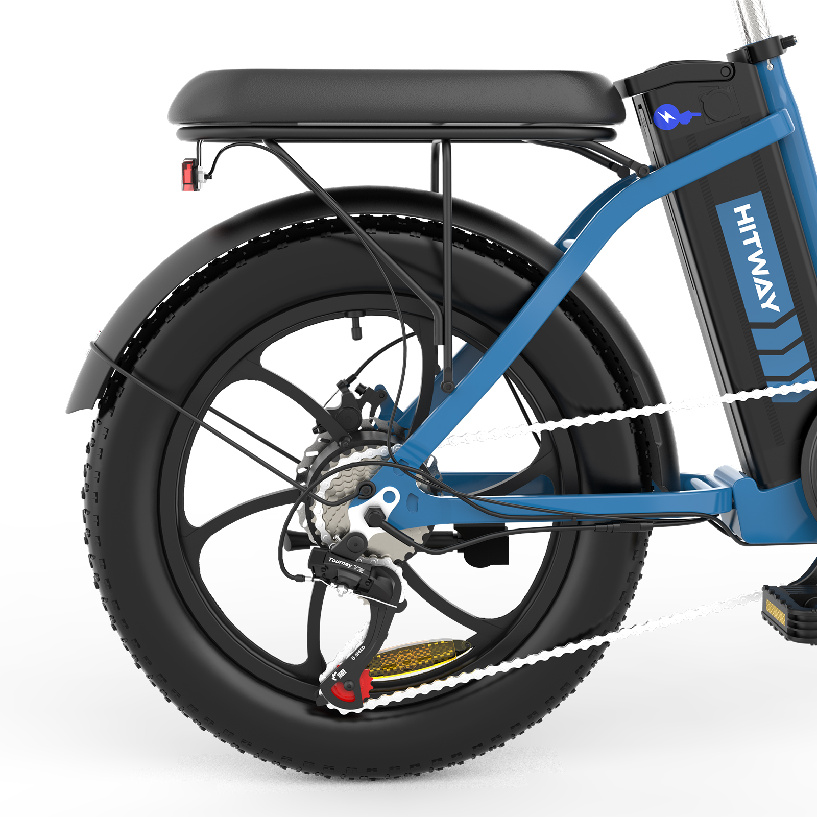 HITWAY BK6S Mountainbike 403,2, 20 Zoll, Unisex-Rad, Blau) (Laufradgröße