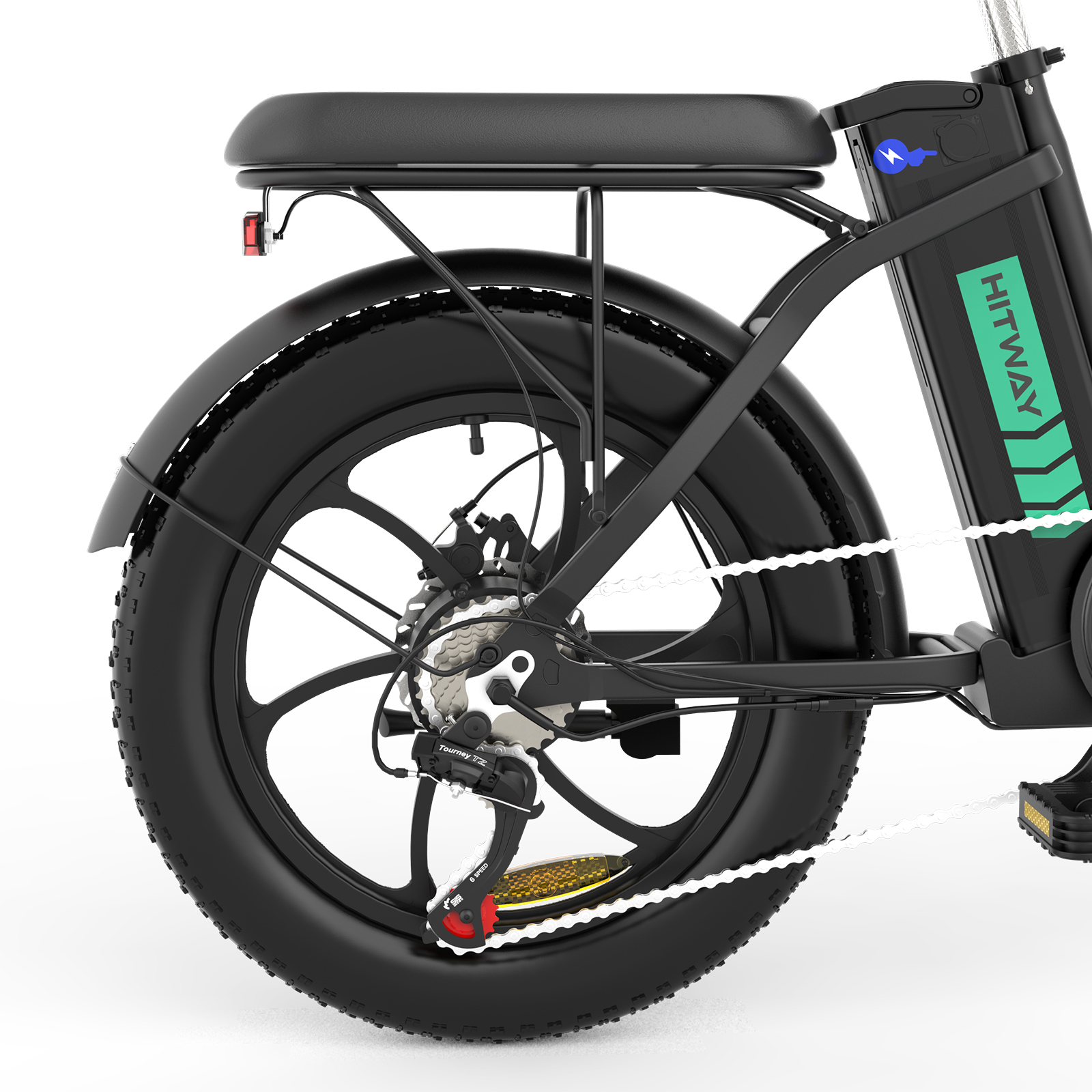 Mountainbike 20 Schwarz) 403,2, Zoll, HITWAY BK6S Unisex-Rad, (Laufradgröße: