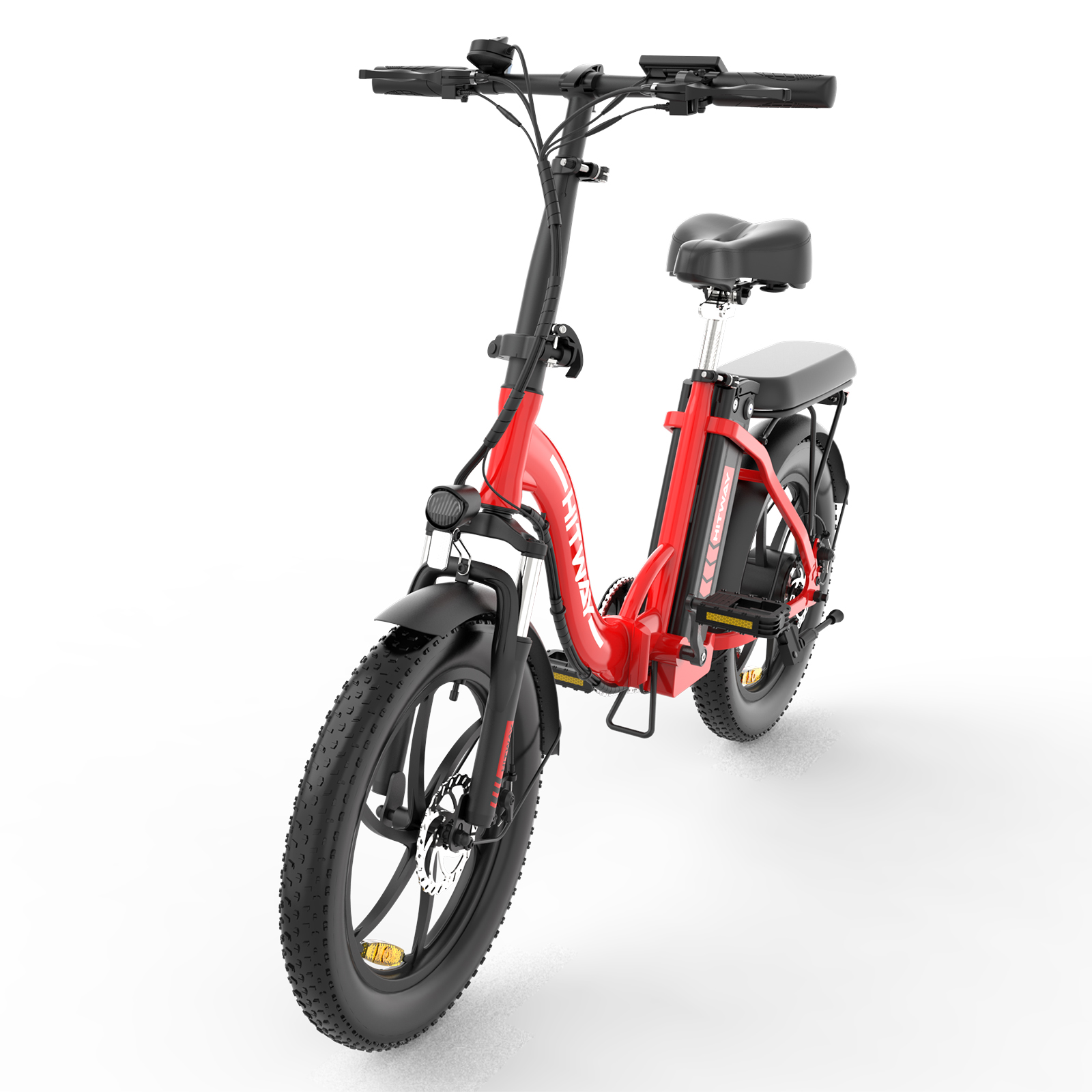 Unisex-Rad, HITWAY (Laufradgröße: Rot) Mountainbike BK6S 20 403,2, Zoll,