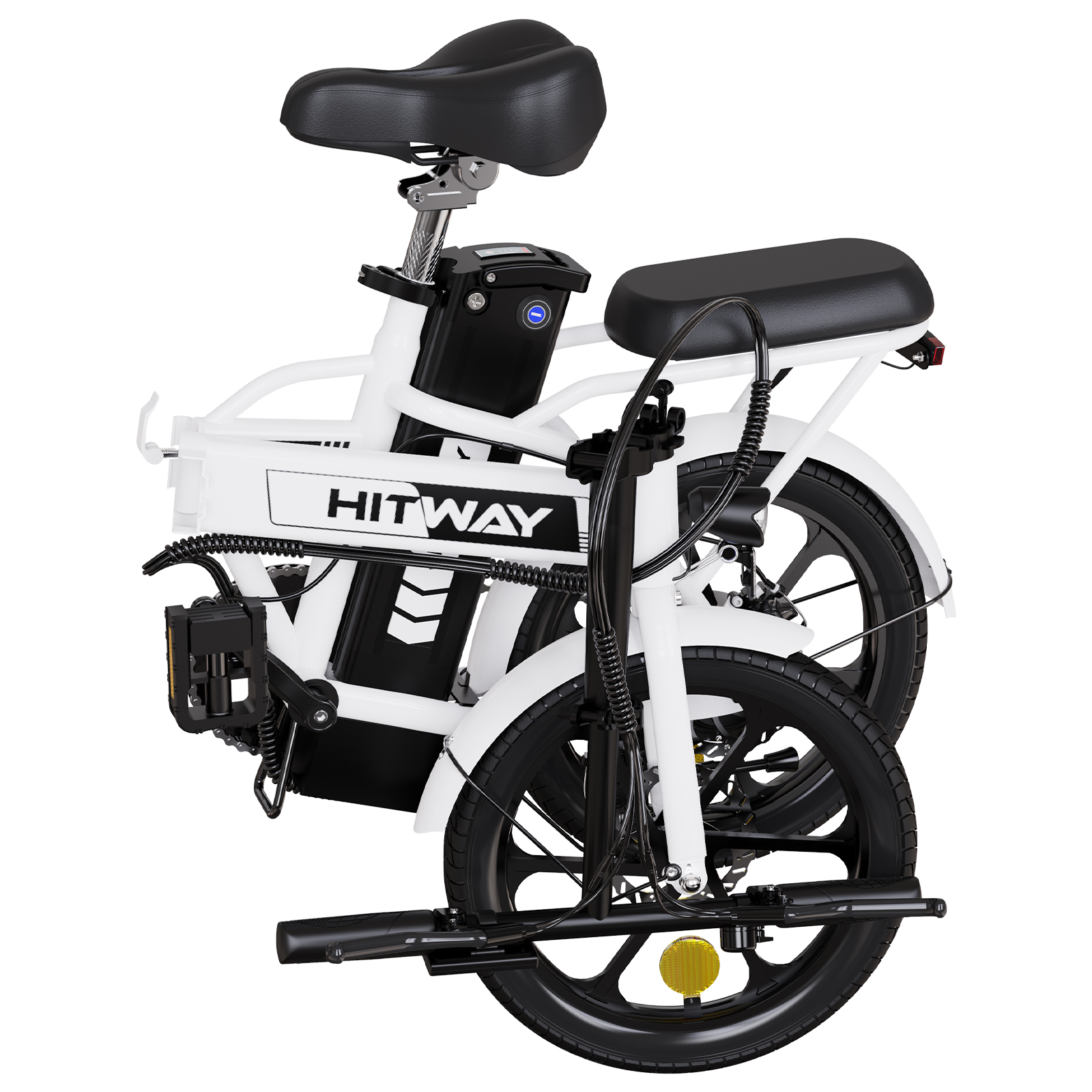 Citybike Zoll, 16 BK5 302,4, (Laufradgröße: Unisex-Rad, HITWAY Weiß)