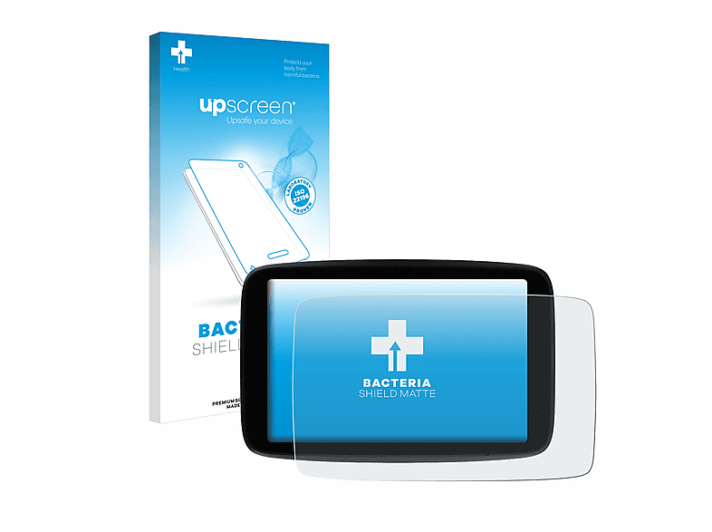 matte Plus GO Schutzfolie(für entspiegelt TomTom UPSCREEN Expert antibakteriell 7\
