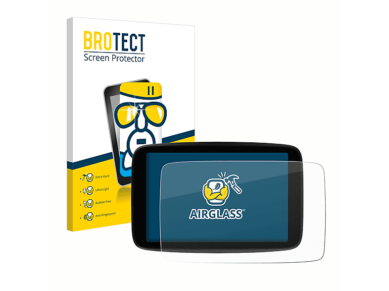 BROTECT Airglass klare Schutzfolie(für TomTom GO Expert Plus 7\