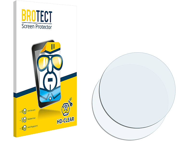 BROTECT 2x klare Schutzfolie(für Casio Pro Trek PRW-30-1AER)