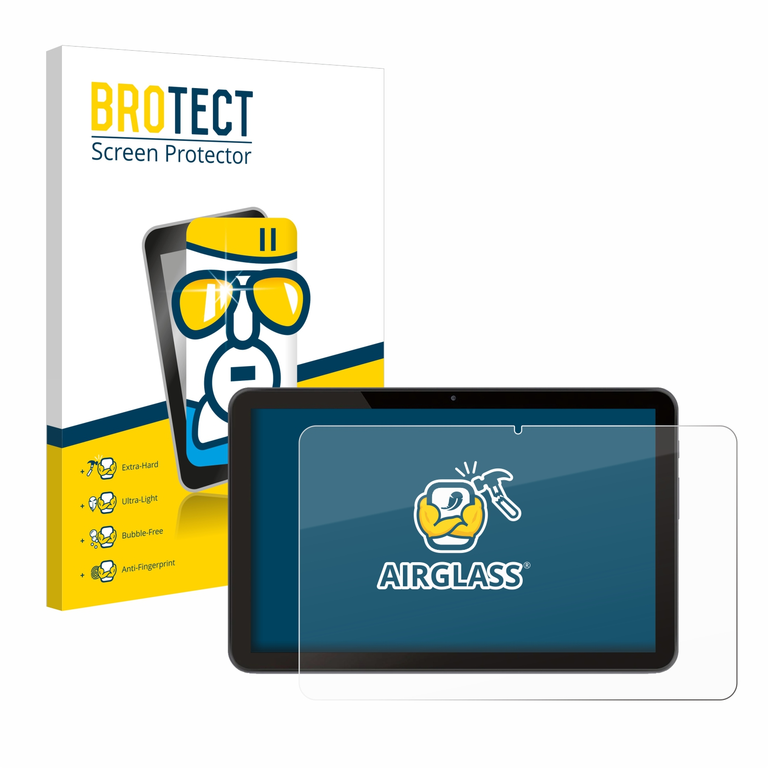 BROTECT Airglass klare PET Schutzfolie(für 102) Peaq