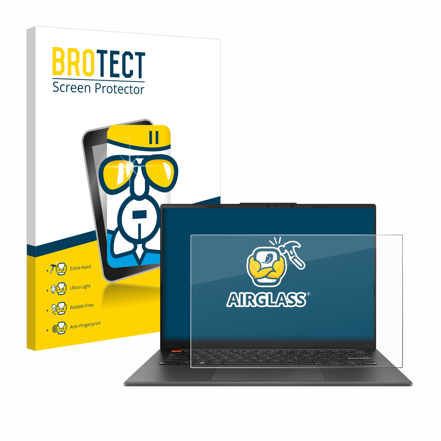 K5404) BROTECT Schutzfolie(für OLED Airglass 14 VivoBook S ASUS klare