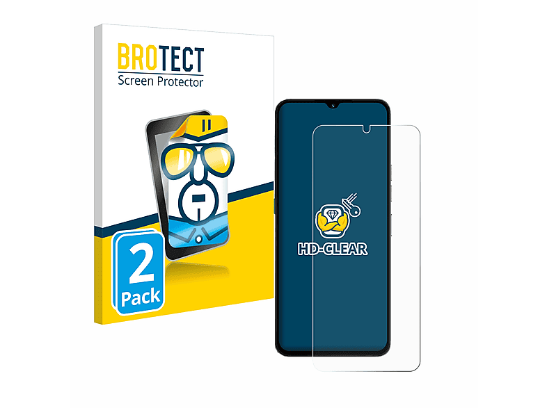 BROTECT 2x klare Schutzfolie(für Umidigi A15C) | Displayschutzfolien & Gläser