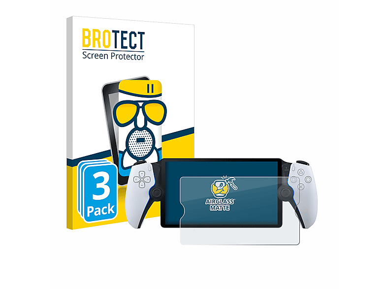 BROTECT 3x Airglass matte Schutzfolie(für Sony Playstation Portal)