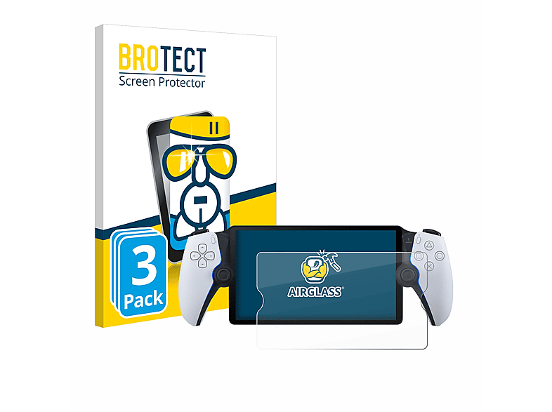 Airglass Schutzfolie(für klare Sony BROTECT Portal) Playstation 3x