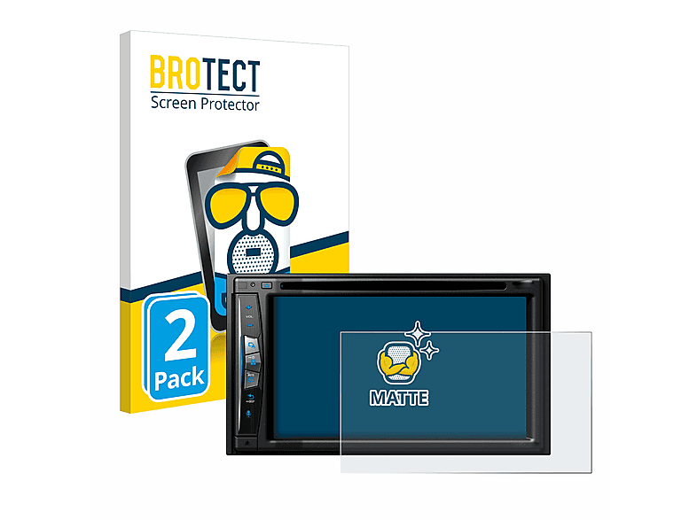 BROTECT 2x AVIC-Z710DAB-C) Schutzfolie(für Pioneer matte