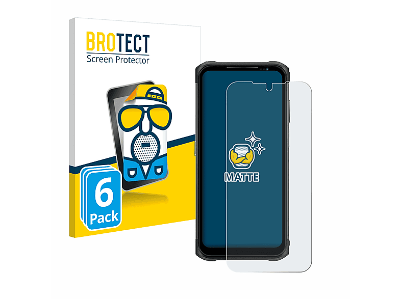 BROTECT 6x matte Schutzfolie(für Ulefone Armor 12S)